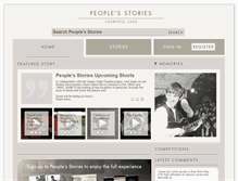 Tablet Screenshot of peoples-stories.com